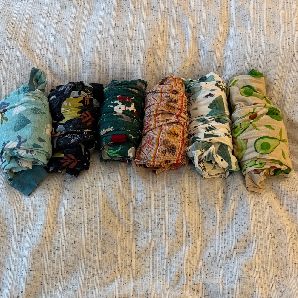 6 little sleepies pajama set bundle
